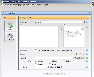 okno pro vložení obrázku