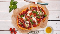 Bezlepková pizza. Foto: Nominal